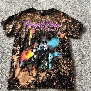 Purple Rain acid wash t-shirt